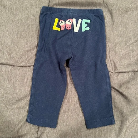 Carter’s Butterfly Matching Set Size 12M Pink White Blue Polka Dots Spring Love - Picture 7 of 9